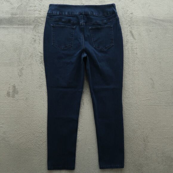 Chico's Jeans Women's Size 0.5 US-6 Blue Mid-Rise Pull On Skinny 26" Inseam - Picture 9 of 15